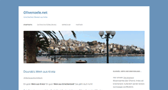 Desktop Screenshot of olivenoele.net