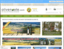 Tablet Screenshot of olivenoele.com